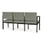 Lesro 3 Seat Tandem Seating W/ No Center Arms, 65 in W 26 in L 31.5 in H, Lenox Series LW3101 - alternate 2